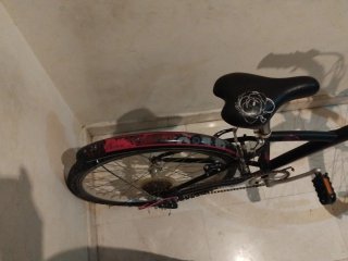 Bicicleta niña/mujer rosa y negra
