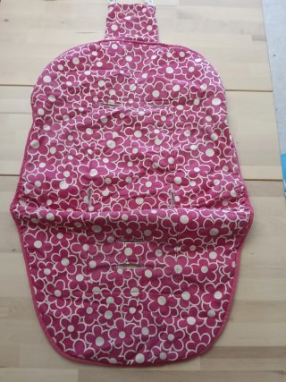 Funda para silla de paseo flores