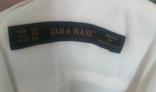 Vestido fiesta blanco Zara