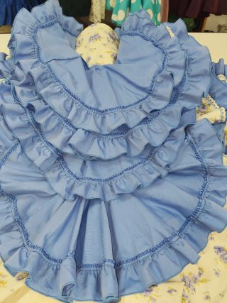 Traje Flamenca Talla 34/36 Floral