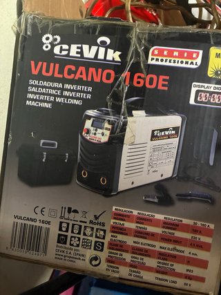Soldador Inverter Cevik profesional