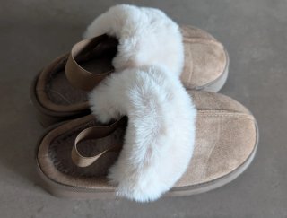 scarpe invernali sabot con pelo taglia 40/41