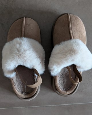 scarpe invernali sabot con pelo taglia 40/41