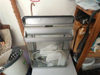 Acuario Plata y Transparente