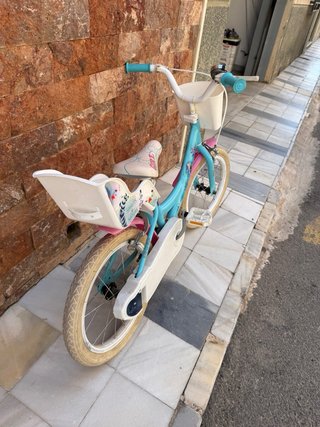 Bicicleta Niña Frozen 16 pulgadas.