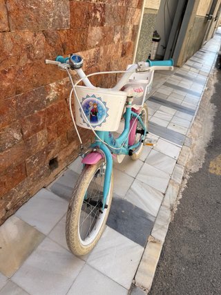 Bicicleta Niña Frozen 16 pulgadas.