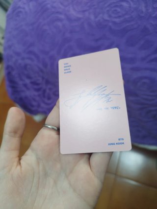 BTS You Never Walk Alone Jungkook Photocard