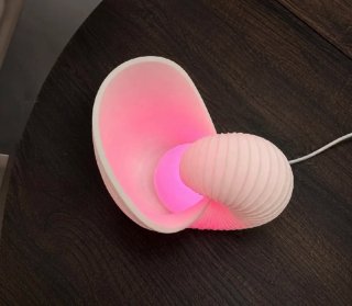 Lámpara concha de diseño exclusivo, impresion 3d