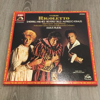 Triple Vinilo Rigoletto firmado por Alfredo Kraus