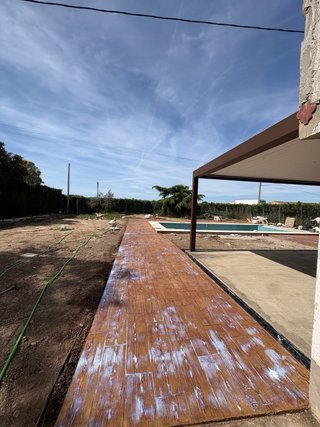 Pavimento impreso para exteriores