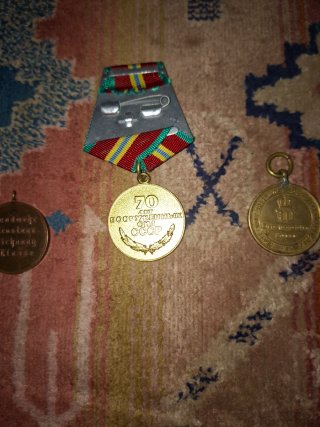 Lote 3 medallas militares prusianas y rusa