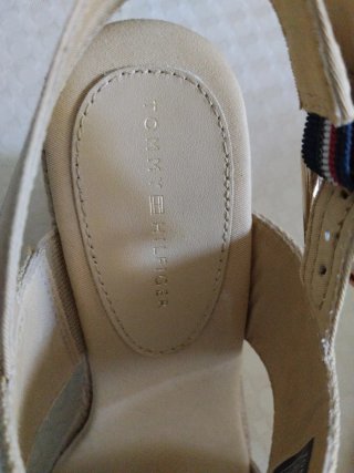 Sandalias esparto Tommy Hilfiger beige