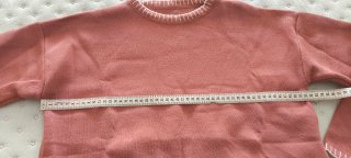 Jersey Sudadera Marrón con Costuras Blancas