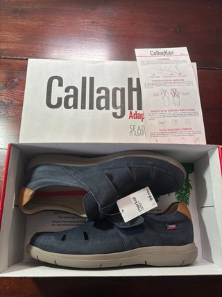 Sandalias Callaghan Azul y Marrón