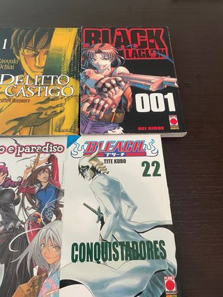 Lotto Misto Manga: Bus Gamer, Black Lagoon, Bleach