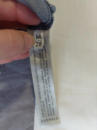 Camisa vaquera Uterqüe azul