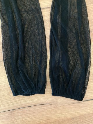 Camiseta talla S negra transparente Primark