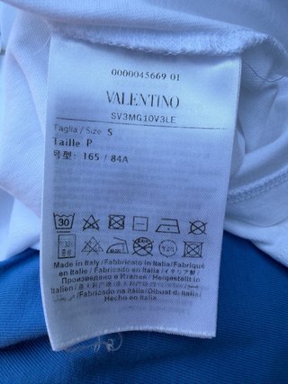 T-shirt Valentino VLTN bianca