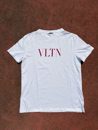 T-shirt Valentino VLTN bianca