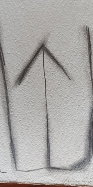 Obra original "Tridente" por Xaime Cabanas