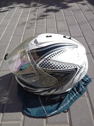 Casco Moto HJC IS-17 Blanco Talla M