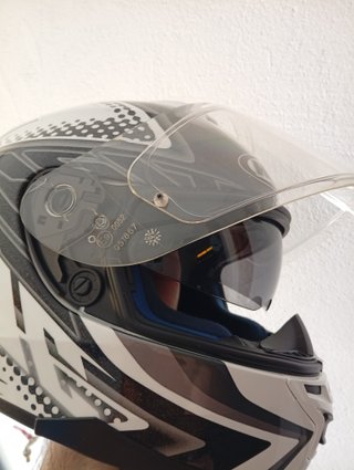 Casco Moto HJC IS-17 Blanco Talla M
