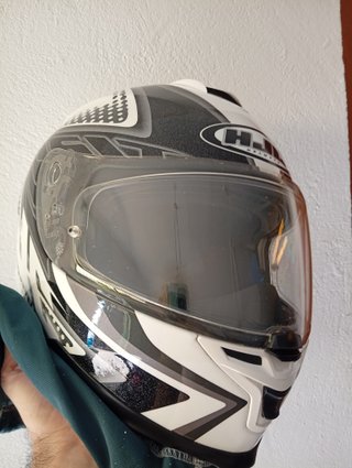 Casco Moto HJC IS-17 Blanco Talla M