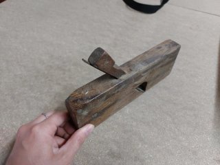 Cepillo carpintero antiguo madera