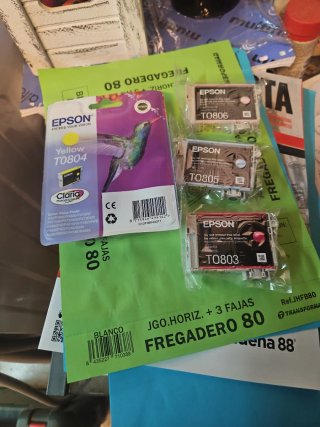 Cartuchos Tinta Epson T0804 T0806 T0805 T0803