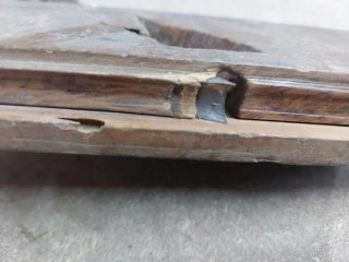 Cepillo carpintero antiguo madera