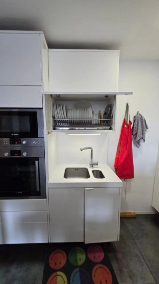 Cocina blanca modular