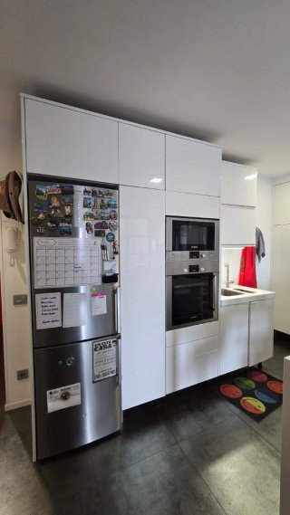 Cocina blanca modular