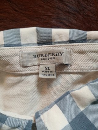 Polo Burberry Donna Beige/Multicolor Taglia XL