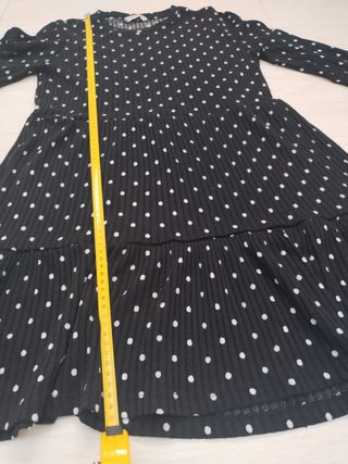 Vestido de lunares de manga larga Talla 40