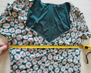 Vestido de lunares de manga larga Talla 40