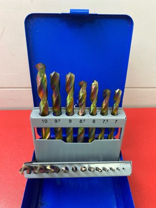 POWERFIX: PACK DE 19 BROCAS DE ACERO "1mm - 10mm"