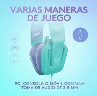 Auriculares Logitech G335 Turquesa