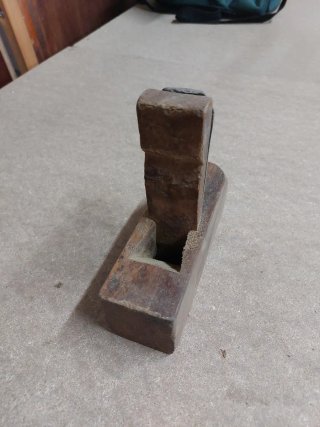 Cepillo carpintero antiguo cuchilla dentada