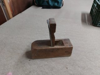 Cepillo carpintero antiguo cuchilla dentada