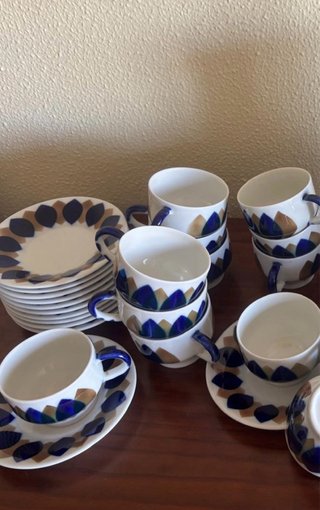 Juego de café Sargadelos 12 piezas