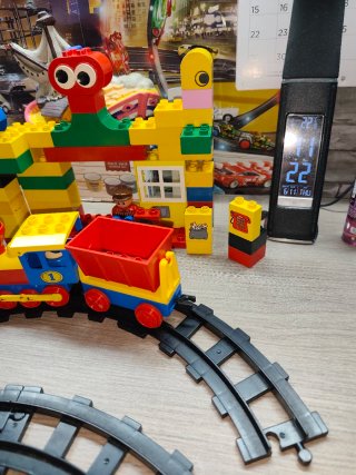 Set Lego Duplo Original con Tren e Blocchi Vintage