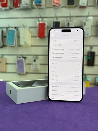 iPhone 15 Pro Max 256GB bateria 92%