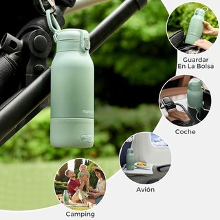 Calienta biberones portátil 500 ml Momcozy NUEVO