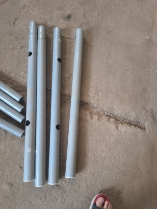 Piezas de piscina grises