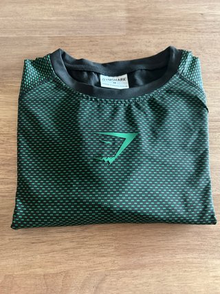 Camiseta Gymshark Onyx Verde Talla M