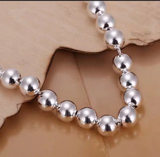 Pulsera Plata Ley 925 Bolas