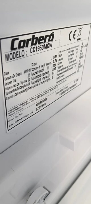 NEVERA COMBI CANDY NO FROST ENERGÍA A+