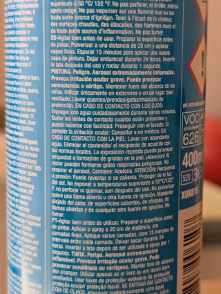 Imprimación para coches (tipo spray)
