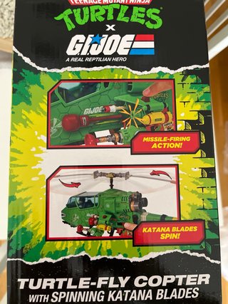 Tortugas Ninja x G.I. JOE Turtle Fly Copter