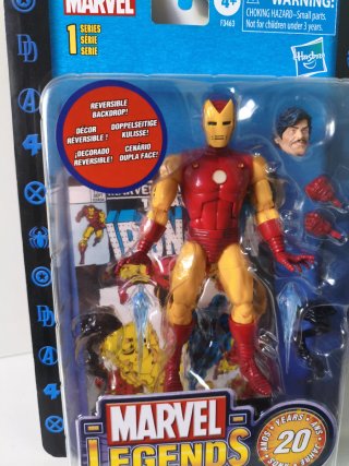 Marvel Legends Iron Man 20 Años Hasbro